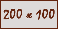 Банер розміром 200 на 100 точок